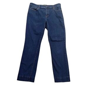 LRL Lauren Jeans Co Women Bootcut Jeans Size 10 Dark Wash Classic Denim Mid-Rise